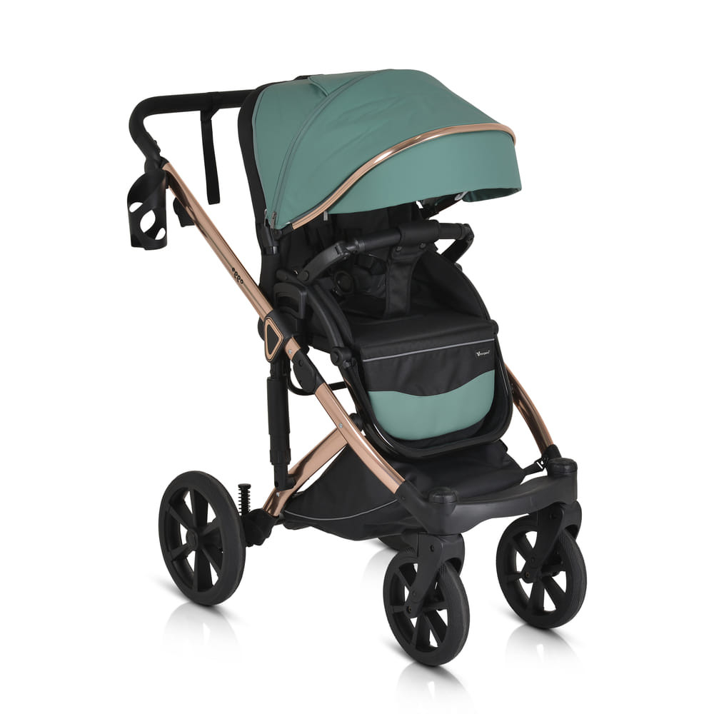 Cangaroo EGGO Prémium 3in1 multifunkciós babakocsi Emerald Zöld
