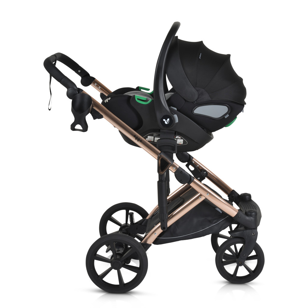Cangaroo EGGO Prémium 3in1 multifunkciós babakocsi Emerald Zöld