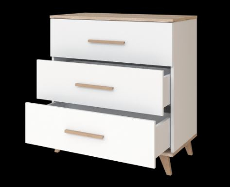 FLIP White & Oak Komód