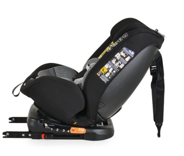 Moni i-MAXX autós ülés, isofix, forgatható 40-150cm SZÜRKE