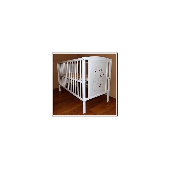 Bajka fehér 60 120cm kiságy